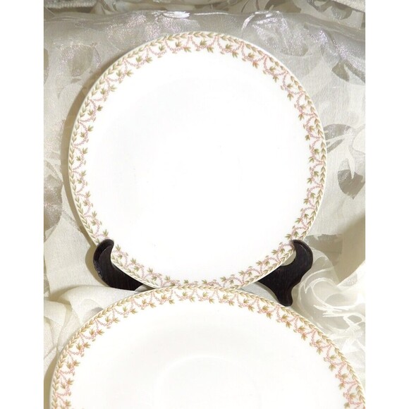 Wright Tyndale Van Roden 2 WM Guerin Co Limoges France Saucers Saucer Plate - Picture 3 of 8